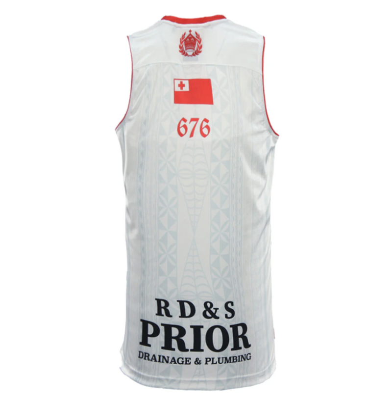 2024 Tonga Rugby League Men’s Training Singlet back