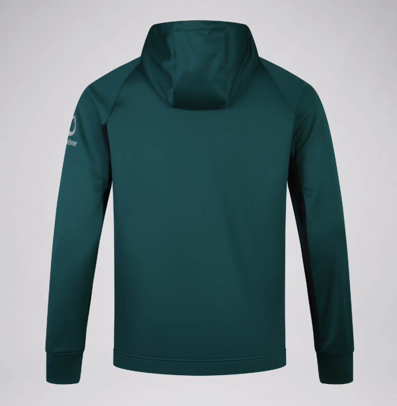 2024/25 Ireland Rugby Overhead 1/4 Zip Hoodie Green