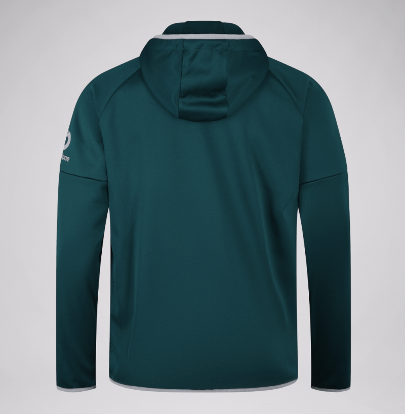 Ireland Mens Tech Full Zip Hoody Green/Grey 2