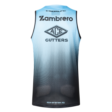 Cronulla Shark 2024/25 Mens Training Singlet back