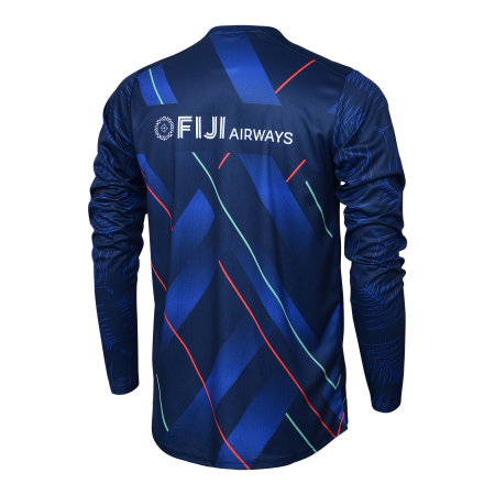 2025 Fiji Drua Long sleeve Training Tee back