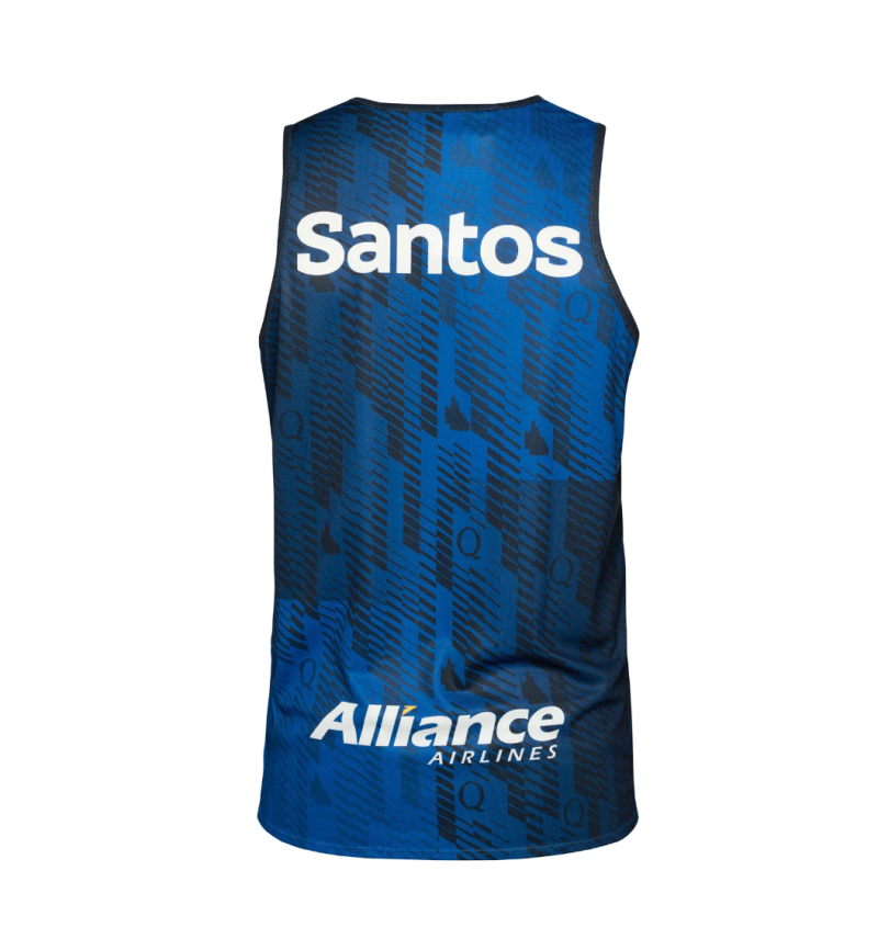 Queensland Reds in the CCC Men's 2025 QLD Reds Players Training Singlet BACK