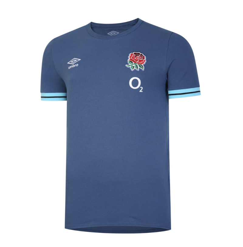 England Rugby Mens Presentation T-Shirt - Ensign Blue