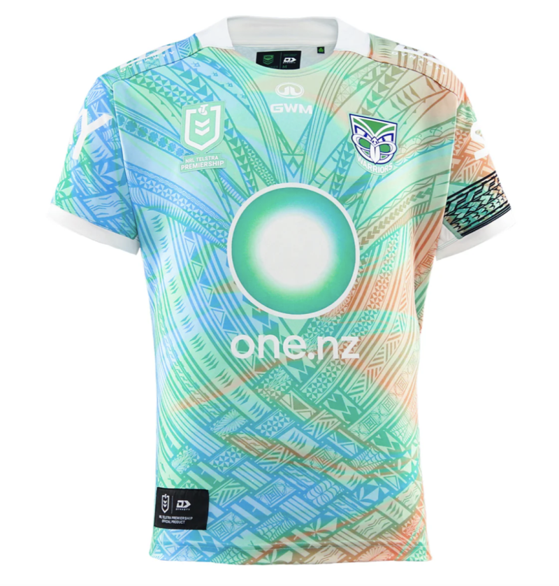 2025 New Zealand Warriors Mens Replica Pasifika Jersey