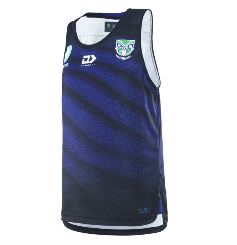 2025 New Zealand Warriors Mens Training Singlet 1