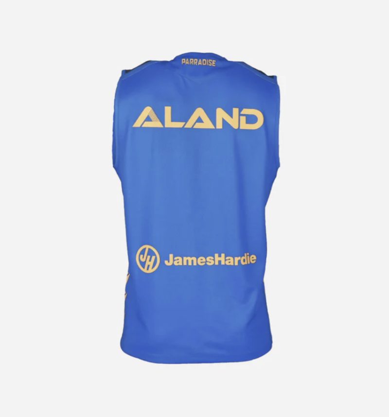 Parramatta Eels 2025 Player Training Singlet - Blue back