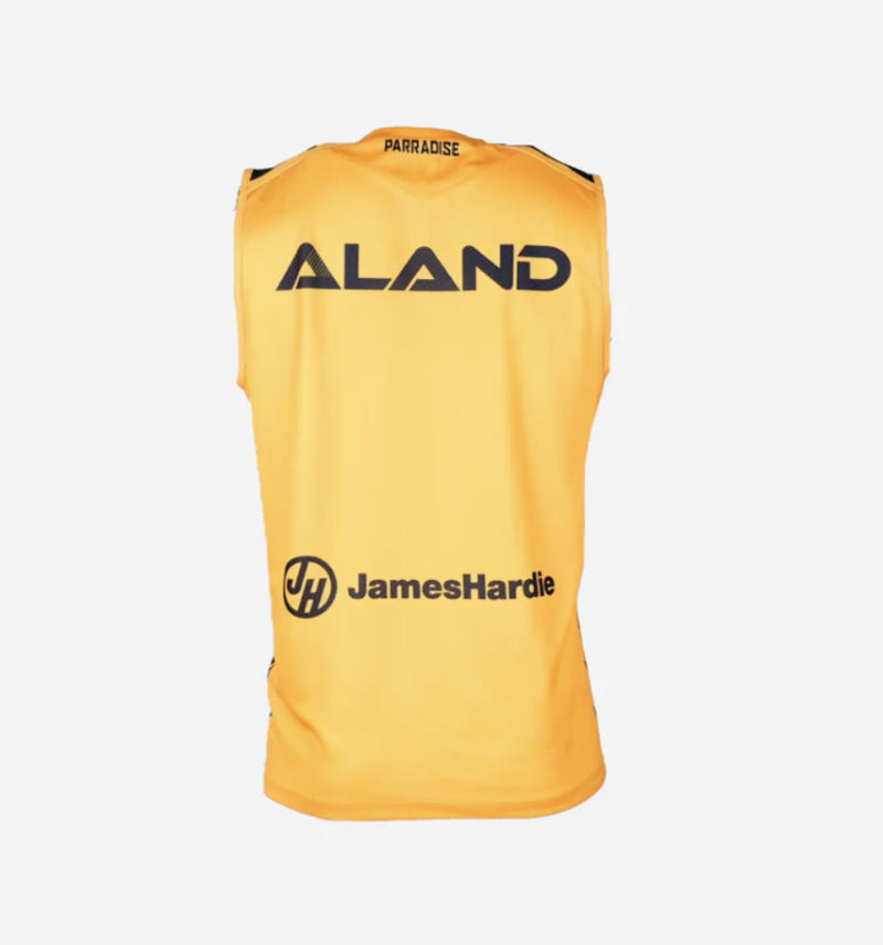 Parramatta Eels 2025 Player Training Singlet - Gold back