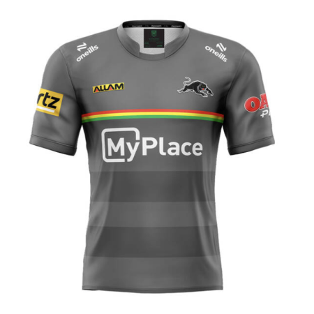 Penrith Panthers 2025 Training Tee Grey