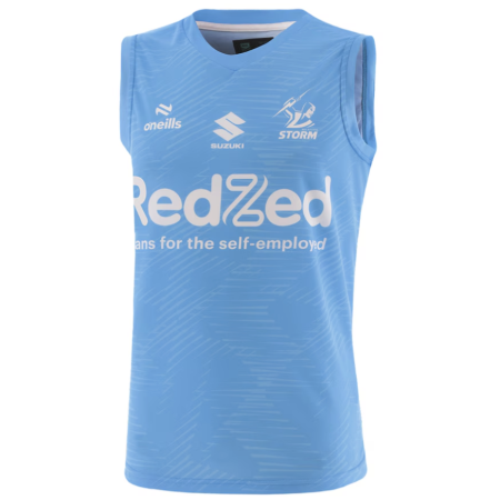 Melbourne Storm O'Neills 2025 Blue Training Singlet - Mens