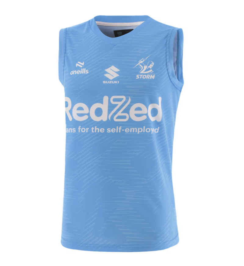 Melbourne Storm O'Neills 2025 Blue Training Singlet - Mens