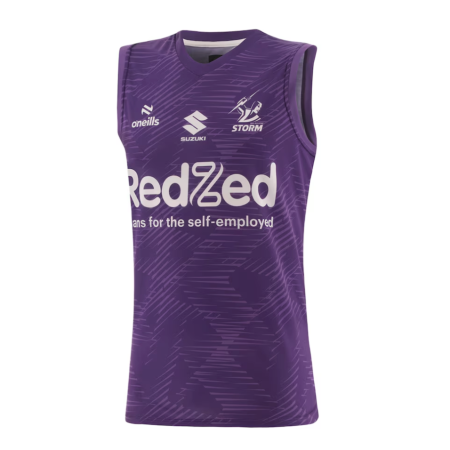 Train in style with the 2025 Melbourne Storm Training Vest