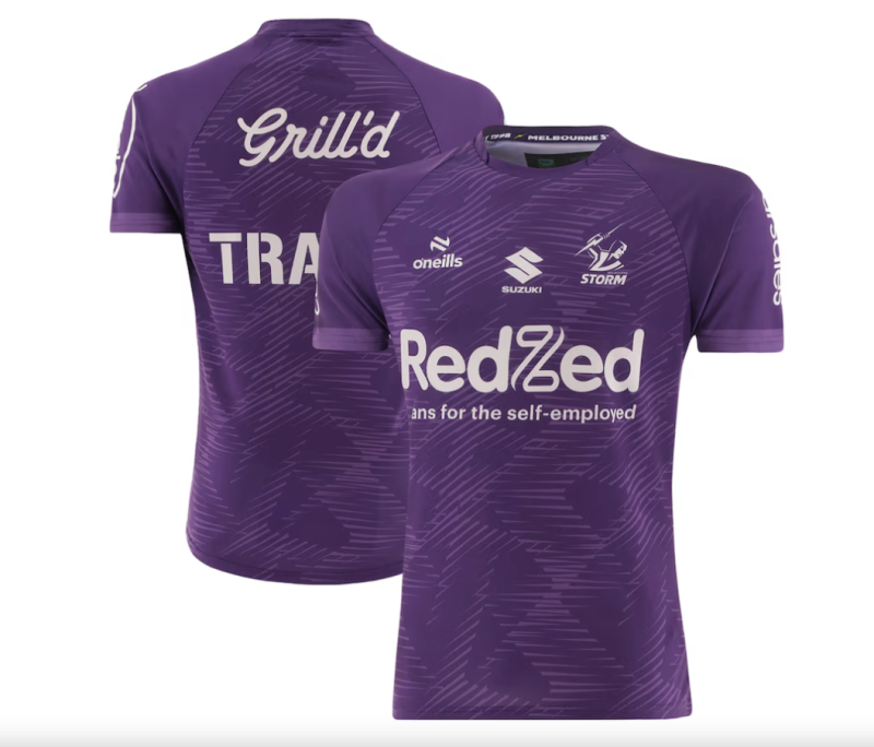 2025 Melbourne Storm O'Neills 2025 Purple Training Tee - Mens new