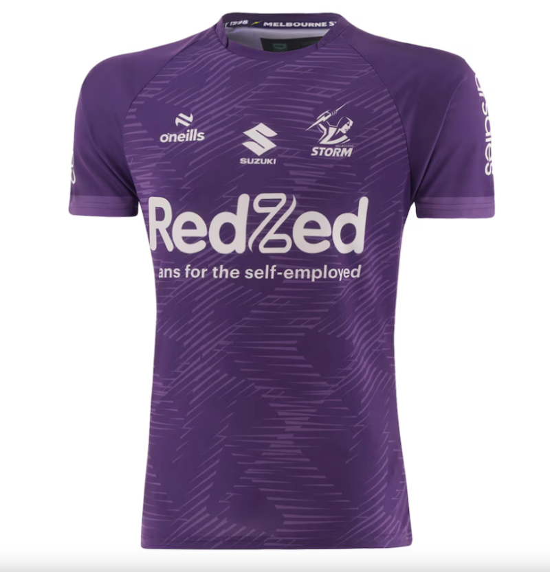 2025 Melbourne Storm O'Neills 2025 Purple Training Tee - Mens