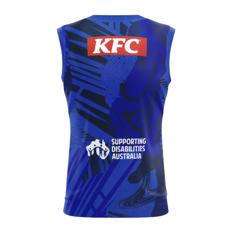 Bulldogs 2025 Training Singlet back