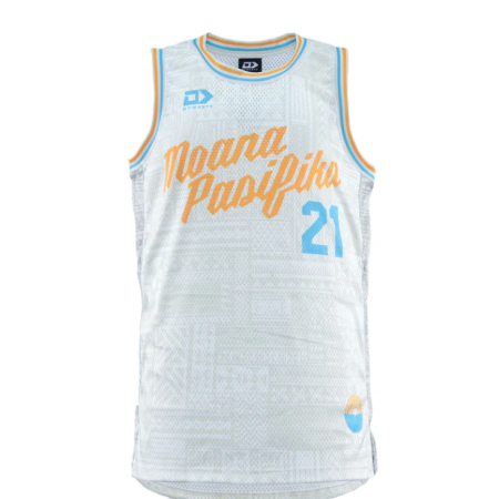 2025 Moana Pasifika Mens Beige Basketball Singlet 1