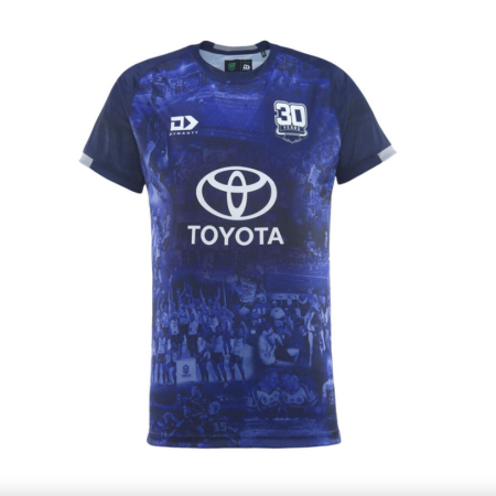 Cowboys 2025 Mens NRL Warm Up Tee.