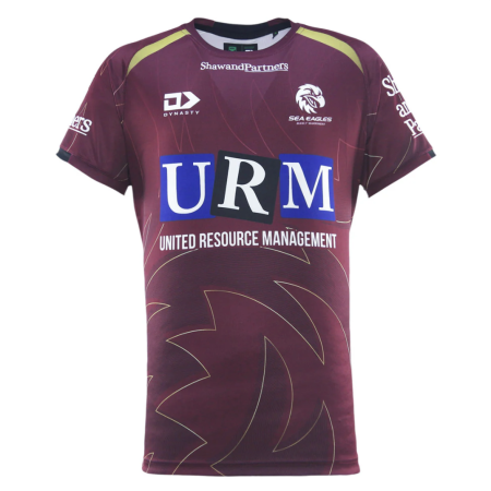 2025 Sea Eagles Mens Maroon Training Tee 1