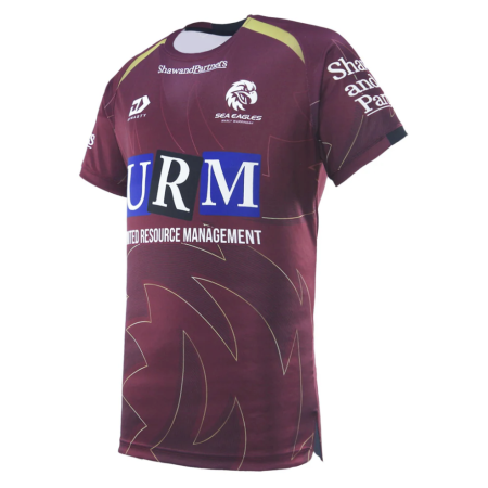 2025 Sea Eagles Mens Maroon Training Tee 2