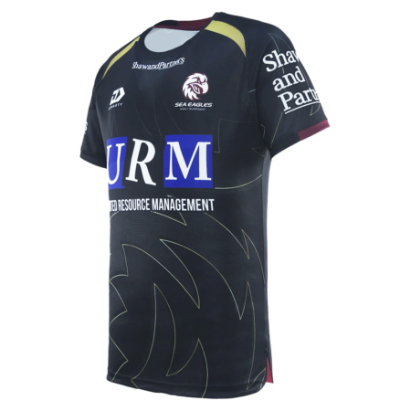 2025 Sea Eagles Training Tee black 1