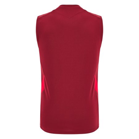 Welsh Rugby 2025/26 Training Vest - Dark Red 2
