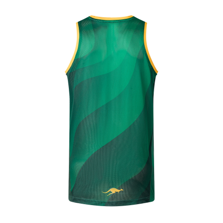 Australian Kangaroos Mens 2025/26 Singlet - Green 2