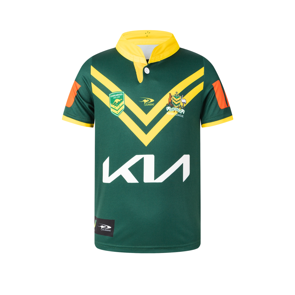 Australian Kangaroos Mens 25/26 Home Jersey | NRL | The Rugby Shop