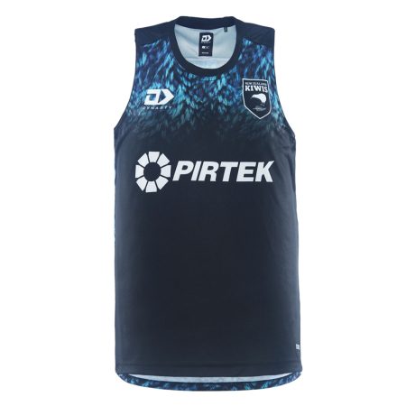 2025/26 Kiwis Mens Black Training Singlet - Alt