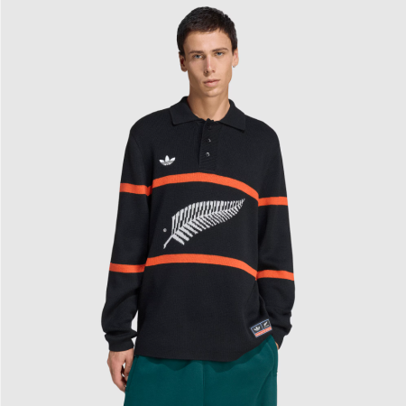 adidas New Zealand All Blacks x Originals Knitted Heritage Polo 2