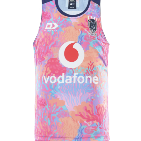 2025 Fiji Bati Mens Training Singlet - Coral
