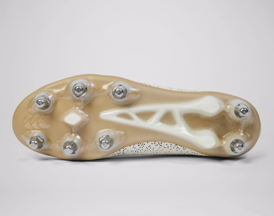 Canterbury Stamped Elite Soft Ground Rugby Boots - White 5 Canterbury Stamped Elite Soft Ground Rugby Boots - White 5