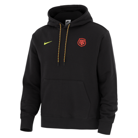 2025/26 Stade Toulouse Nike Cotton Hoodie Black