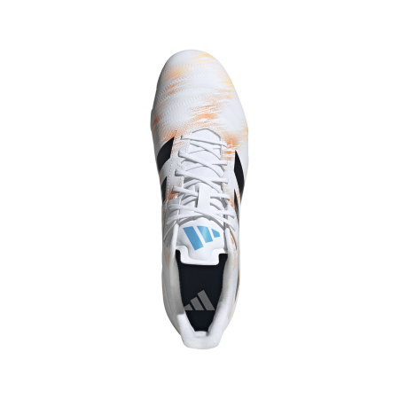 adidas Kakari RS Rugby Boots - White/Orange 1