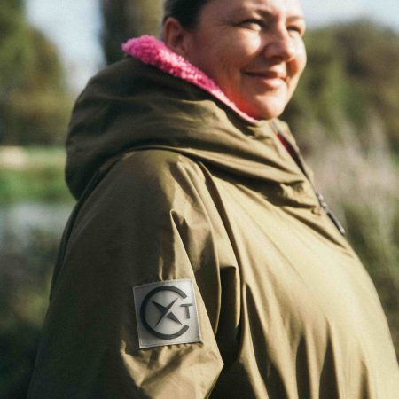 Xtreme Weatherproof Robe V2 - Forest Green/Pink