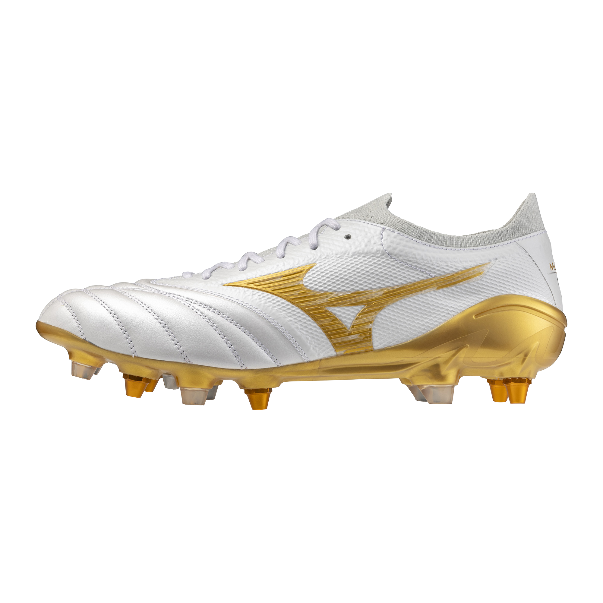 Mizuno Morelia Neo Elite Mix Boots - White/Gold Mizuno Morelia Neo Elite Mix Boots - White/Gold