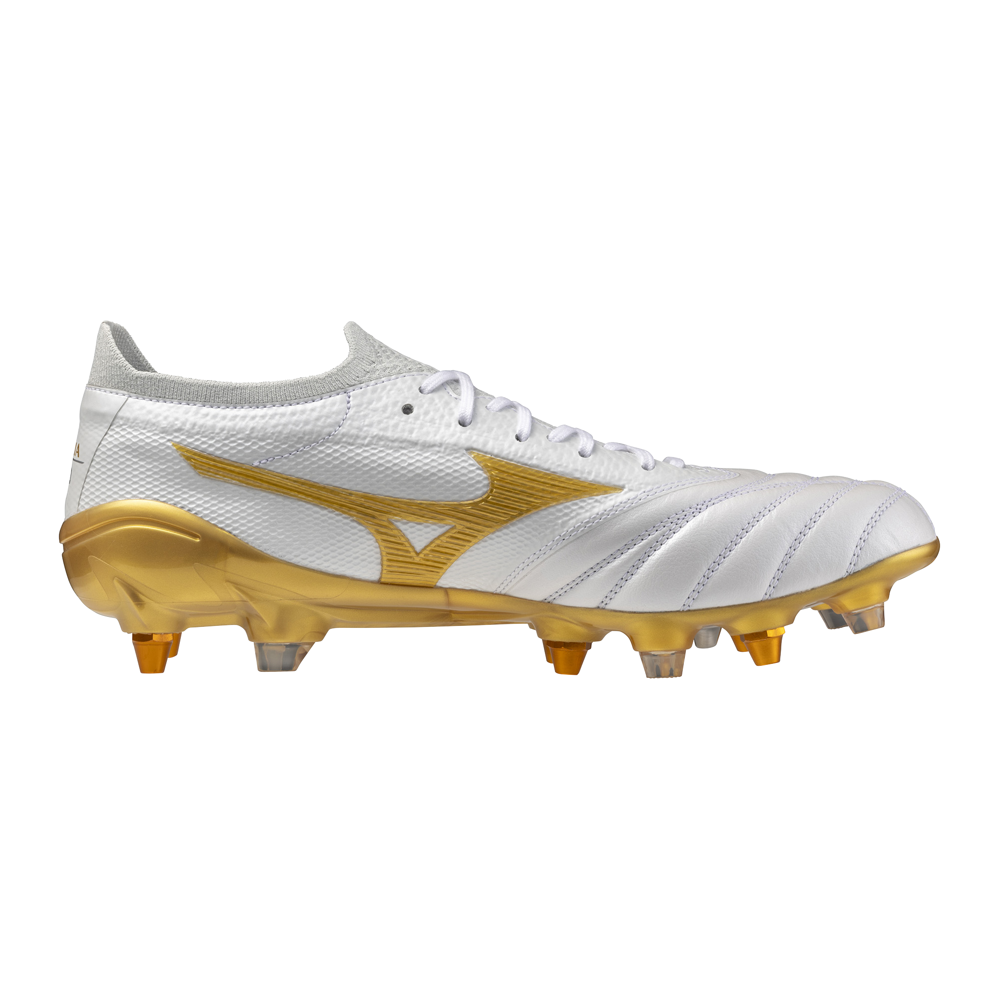 Mizuno Morelia Neo Elite Mix Boots - White/Gold 2 Mizuno Morelia Neo Elite Mix Boots - White/Gold 2