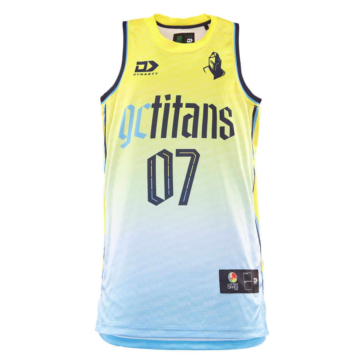 2026 Gold Coast Titans Mens Basketball Singlet 2026 Gold Coast Titans Mens Basketball Singlet