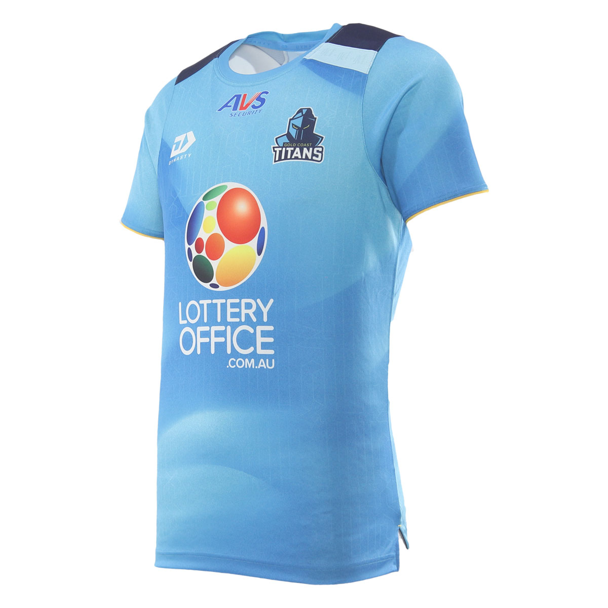 2026 Gold Coast Titans Mens Cyan Training Tee 3 2026 Gold Coast Titans Mens Cyan Training Tee 3