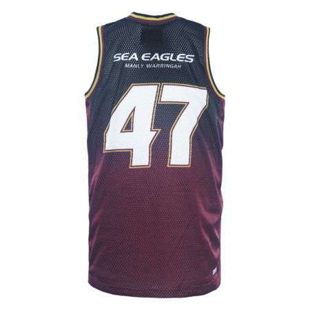 2026 MW Sea Eagles Mens Basketball Singlet - Fade_SESIM26003_back