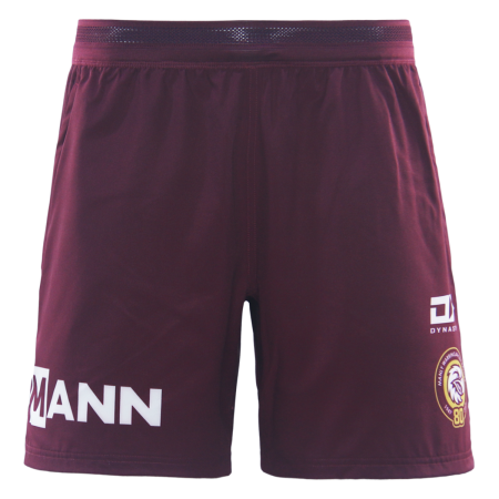 2026 MW Sea Eagles Mens Gym Short (Zip Pockets) - Maroon_SESHM26010_front