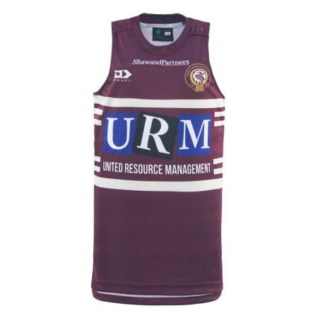 2026 MW Sea Eagles Mens Training Singlet - Maroon_SESIM26001_front