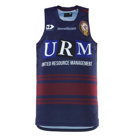 2026 MW Sea Eagles Mens Training Singlet - Navy_SESIM26002_front