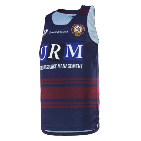 2026 MW Sea Eagles Mens Training Singlet - Navy_SESIM26002_left_45