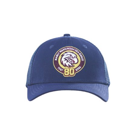 2026 MW Sea Eagles Mens Trucker Cap - Navy_SEHTM26006_front
