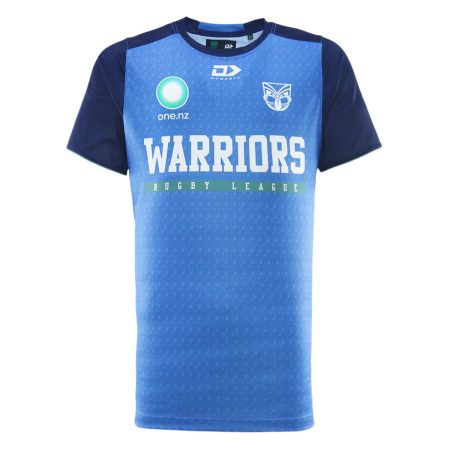 2026 NZ Warriors Training Tee - Blue