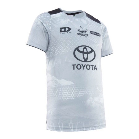 2026 North Queensland Cowboys Mens Training Tee Grey 1