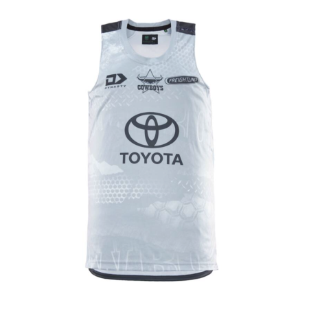 2026 North Queensland Cowboys Mens Training Vest Grey