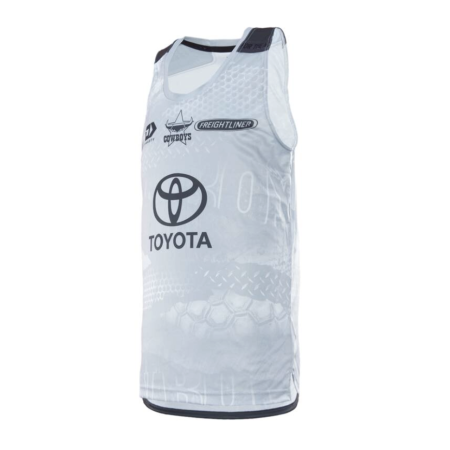 2026 North Queensland Cowboys Mens Training Singlet Grey