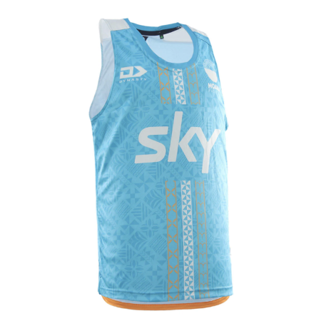 2026 Moana Pasifika Mens Training Singlet Teel 1