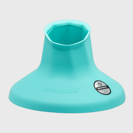 Rugby Bricks RB Vortex Mid Cut Kicking Tee - Neon Aqua