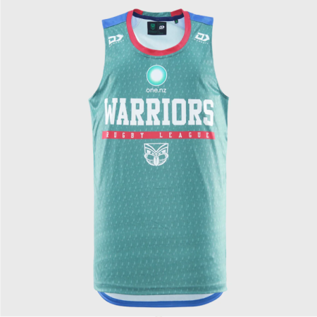 2026 NZ Warriors Training Singlet - Green